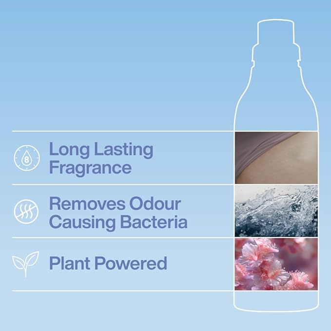 INEOS Next- Gen Long Lasting Fabric Conditioner Cotton + Linen Breeze (50 Washes), Plant Powered, Odour Removal, Softens + Protects