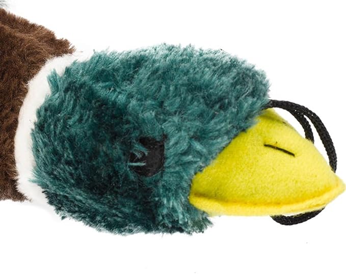 Petface Honking and Squeaky Duck Plush Dog Toy