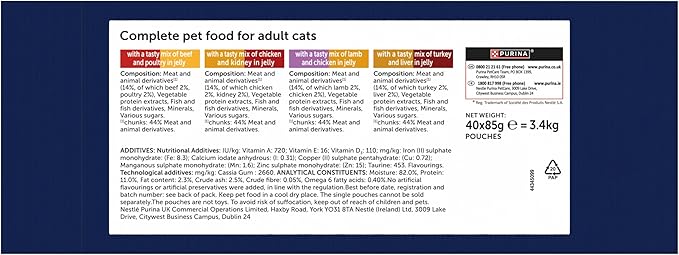 FELIX Doubly Delicious Countryside Selection in Jelly Wet Cat Food 40x85g