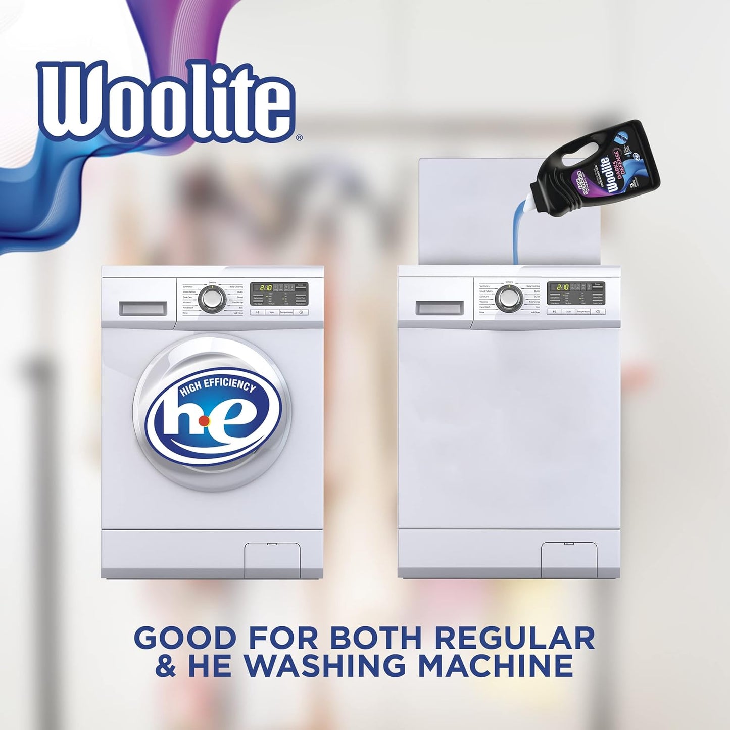 Woolite Darks Defense Liquid Laundry Detergent, 33 Loads, 50 Fl Oz, Regular & HE Washers, Packaging May Vary