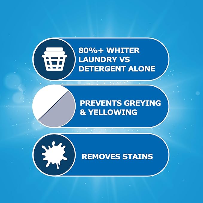 Dr. Beckmann Glowhite Ultra|Maintains brighter white laundry |Treats Greying | 4 x 40 g x 6