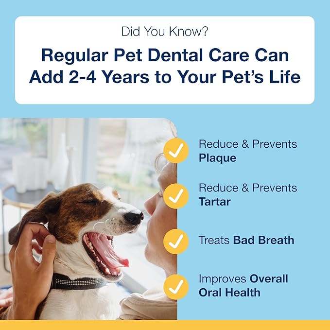 ProDen PlaqueOff Powder for Dogs & Cats, Tartar & Bad Breath Remover with 100% Natural Teeth Plaque Remover 180 g