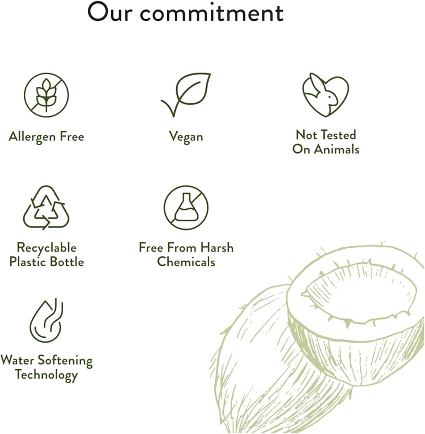Plant Based Non Bio Laundry Detergent Fragrance Free refill 5000ml (Up to 225 washes)