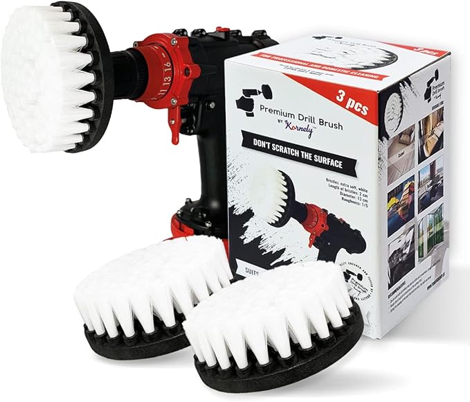 Kornely 3-Piece Drill Brush