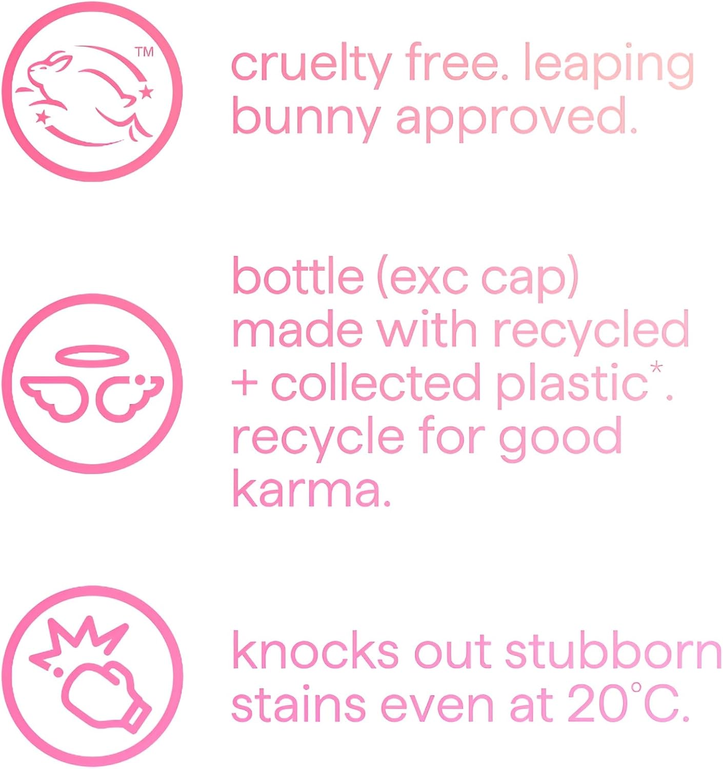 method Concentrated Laundry Detergent, Washing Liquid Fresh Peony Blush Scent,1 x 33 Washes, 1x 990ml