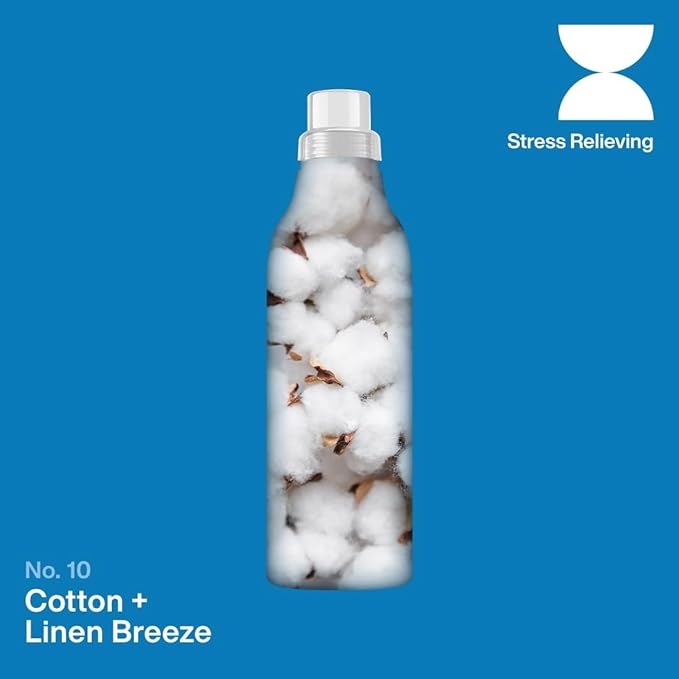 INEOS Next- Gen Long Lasting Fabric Conditioner Cotton + Linen Breeze (50 Washes), Plant Powered, Odour Removal, Softens + Protects