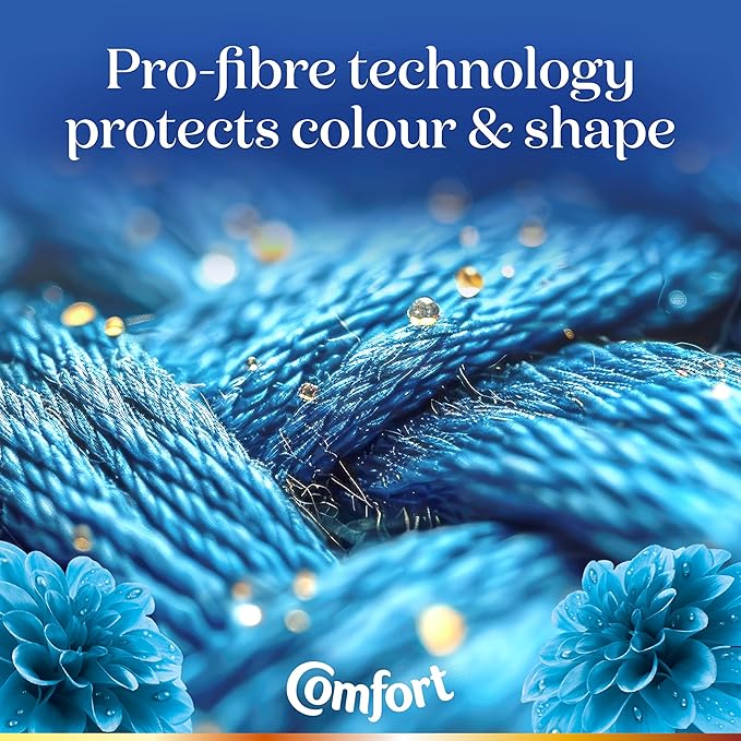 Comfort Ultra Fresh & Protect Fresh Sky Fabric Conditioner softener with Pro-Fibre Technology Protects Colour and Shape 58 washes (870 ml)