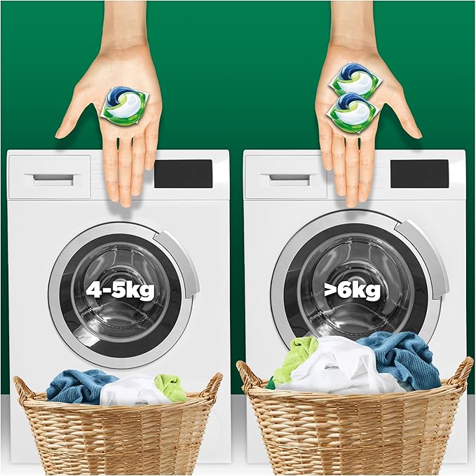 Ariel All-in-1 PODS®, Washing Liquid Laundry Detergent Capsules 122 Washes (61x2), Original, Outstanding Stain Removal In 1 Wash, Brrrilliant In Cold & Short