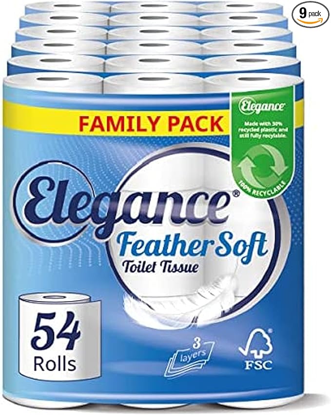 Elegance Feather Soft Toilet Paper