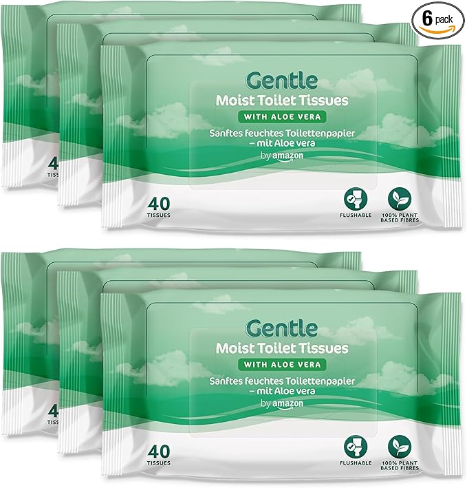 Gentle Aloe Vera Flushable Toilet Tissues