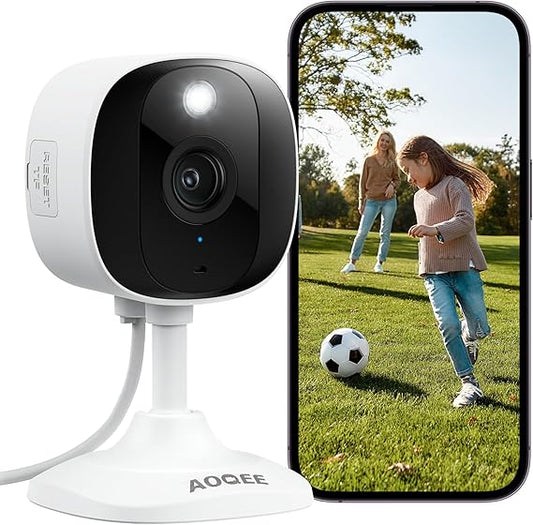 Outdoor Security Camera - 2K CCTV Camera Systems IP65 Waterproof, Home/House WiFi Indoor for Pet Dog Baby, Human Detection, 24/7 Storage Colour Night Vision Smart Siren Work with Alexa C1