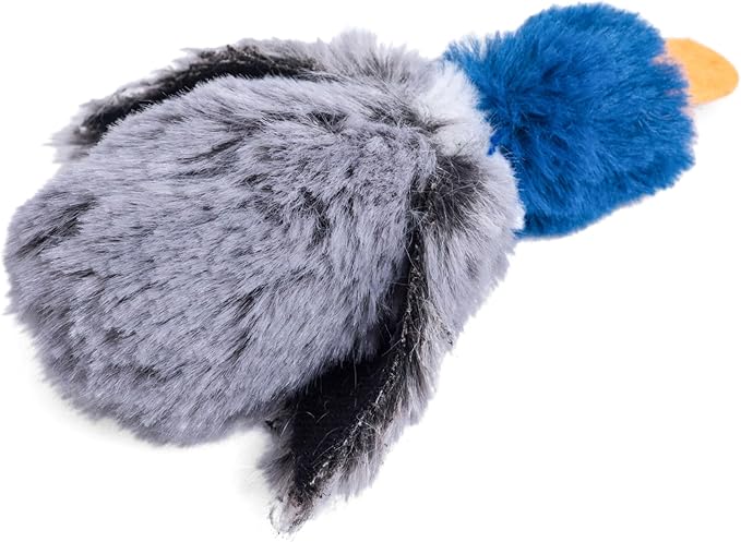 Petface (Catkins by Petface) Dudley Duck Plush Cat Toy, Filled with Natural Catnip