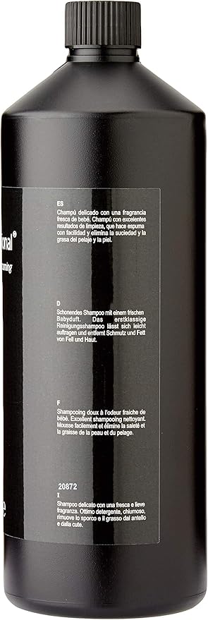 GROOM PROFESSIONAL Baby Fresh Dog Shampoo - Soothing Baby Powder Dog Shampoo - Gentle for Sensitive or Itchy Skin - Removes Dandruff & Smelly Puppy Odours, w/Aloe Vera to Help Itching Relief, 1L