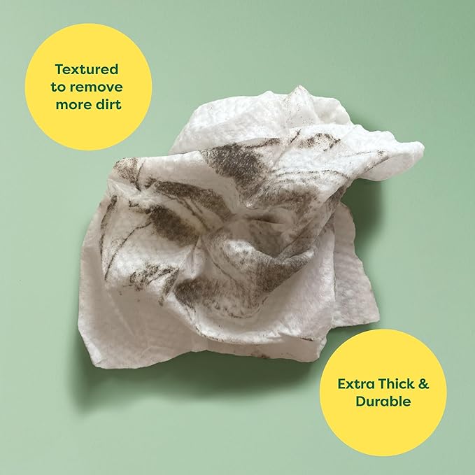 Earth Rated Dog Wipes, Hypoallergenic, Cleaning and Hydrating, for Grooming Paws, Body and Bums, Lavender Scented, 100 Count