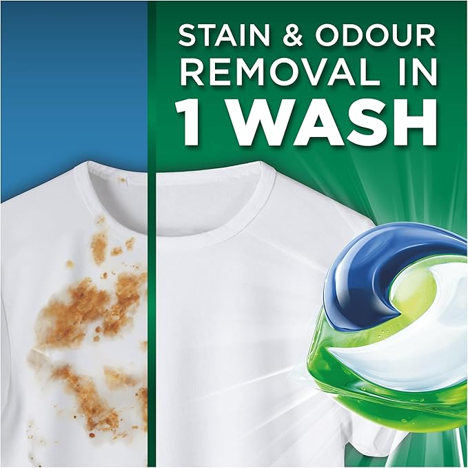 Ariel All-in-1 PODS®, Washing Liquid Laundry Detergent Capsules 122 Washes (61x2), Original, Outstanding Stain Removal In 1 Wash, Brrrilliant In Cold & Short