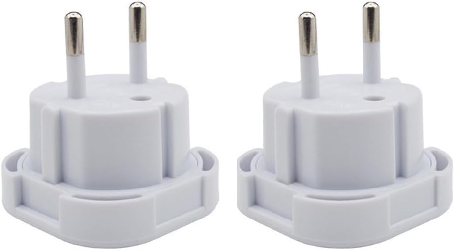 UK to EU Plug Adapter 2 Pack