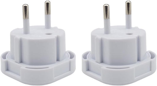 UK to EU Plug Adapter 2 Pack