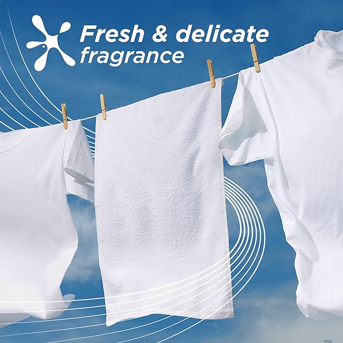 Persil Non Bio Laundry Washing Liquid Detergent outstanding stain removal in quick & cold washes tough on stains, gentle next to sensitive skin 53 washes (1.431 L), Packaging May Vary