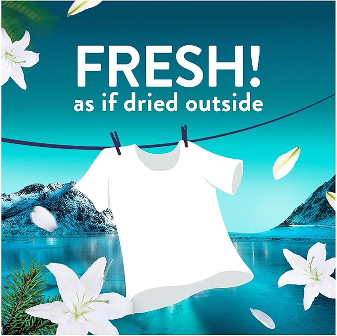 Lenor Outdoorable Fabric Conditioner 424 Washes (8x53), 742ml, Northern Solstice - Ultra Concentrated Freshness