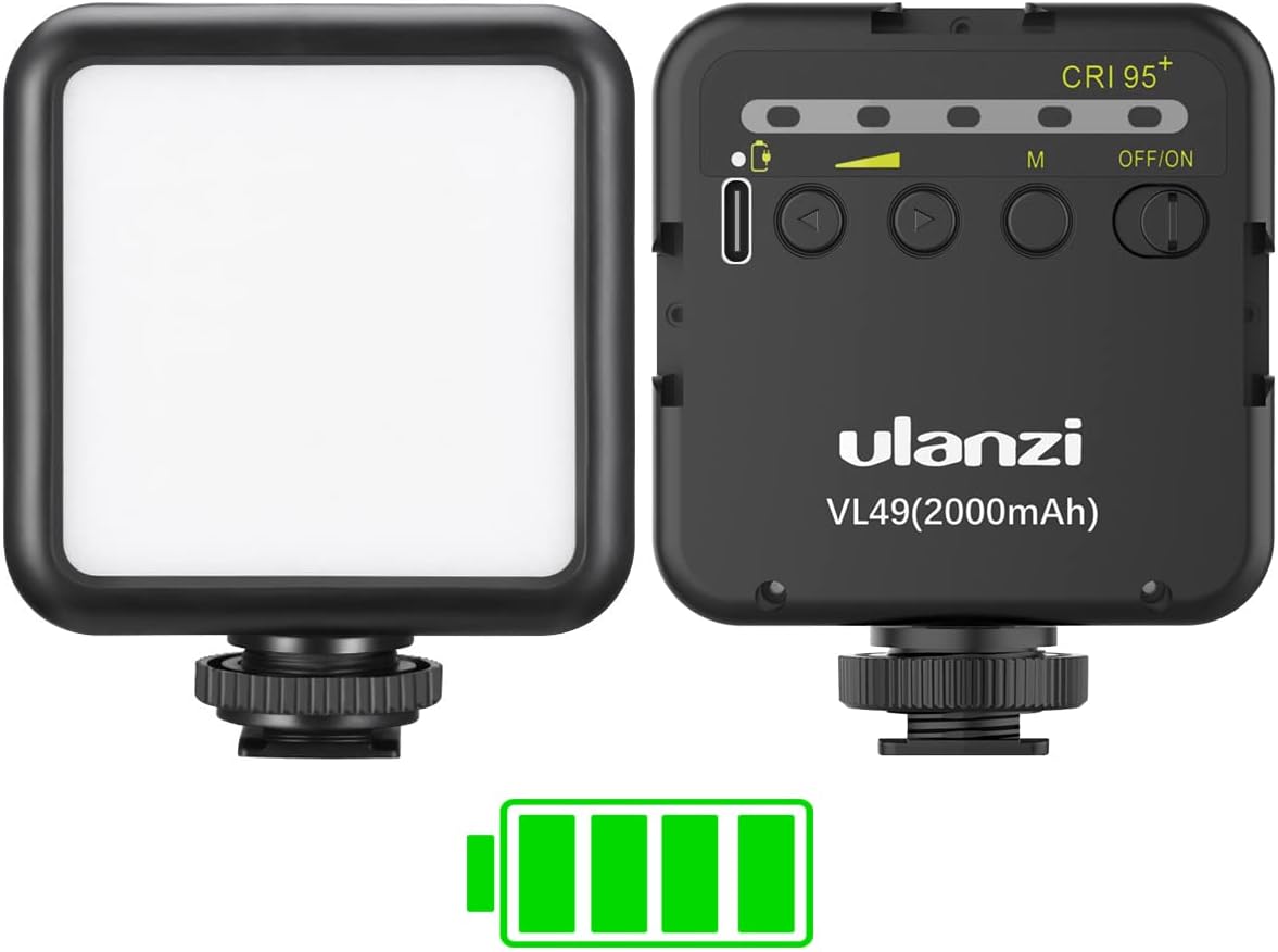 ULANZI VL49 LED Video Light Rechargeable 