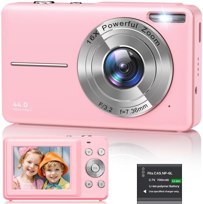 1080P 44MP Compact Digital Camera