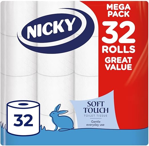 Nicky 2-Ply Toilet Rolls