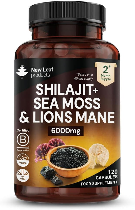 Shilajit, Sea Moss & Lion’s Mane 
