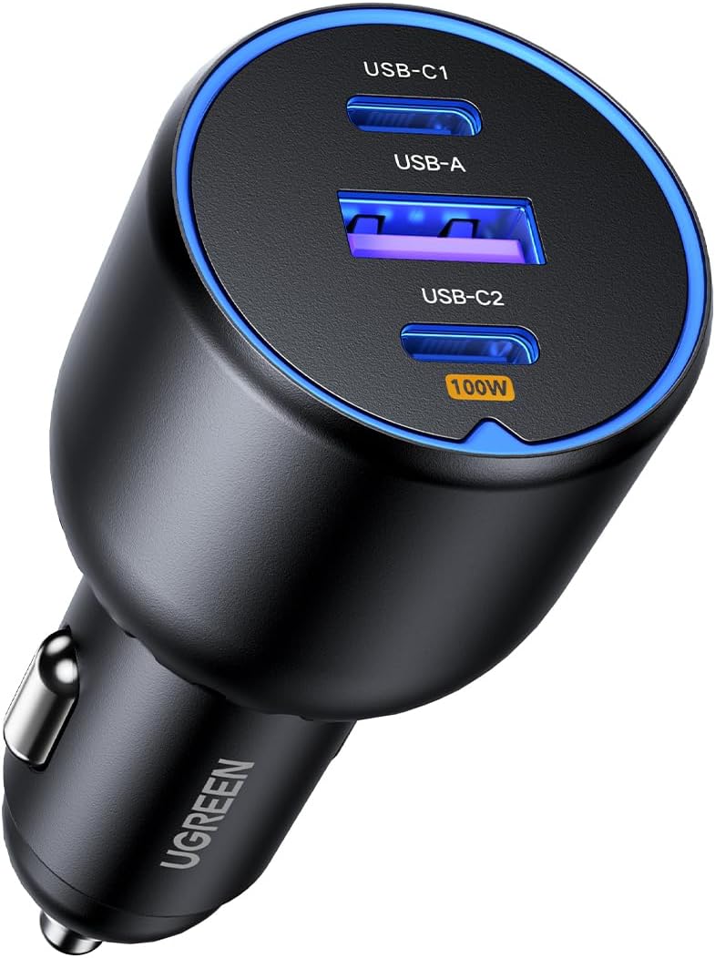 130W USB-C Fast Car Charger 