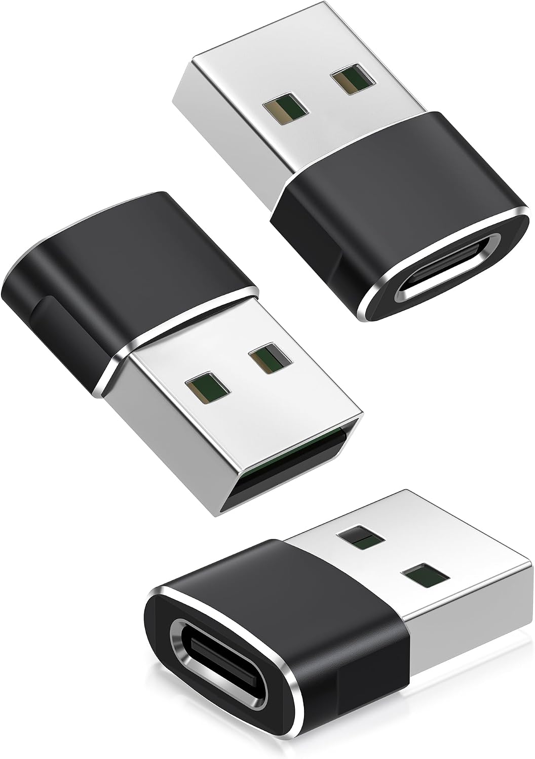 USB to USB-C Adapter 3 Pack 