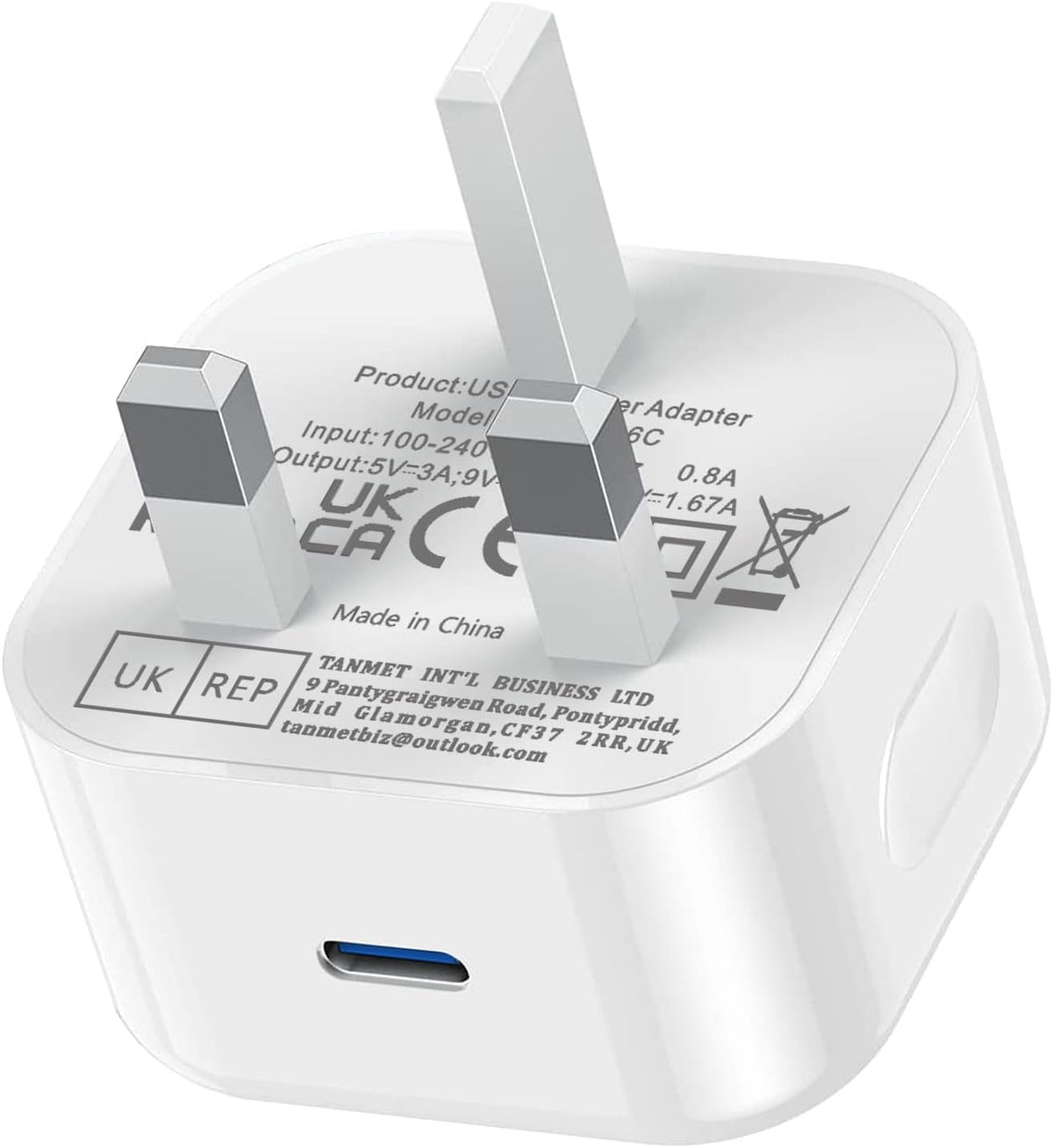 25W USB-C Fast Charger UK