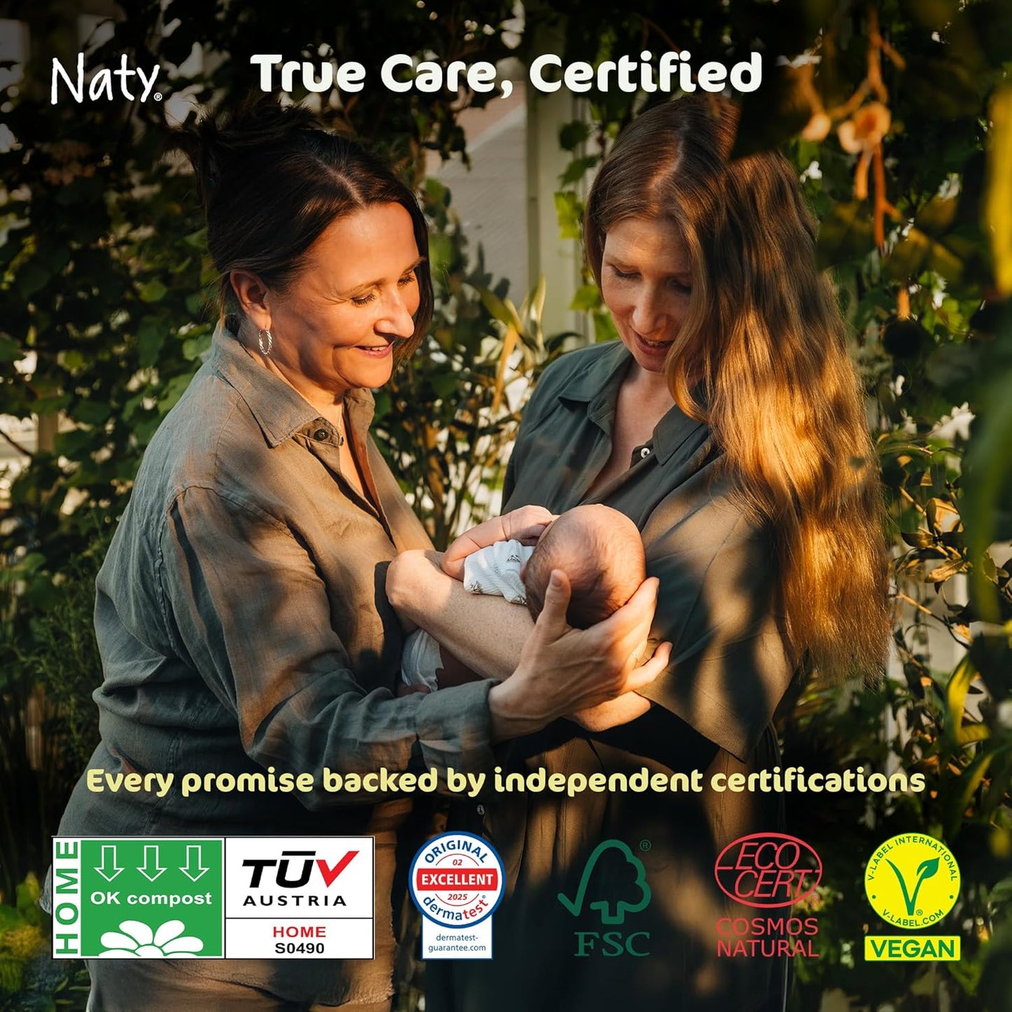 Naty Baby Water Wipes 672 Pack (12 x 56) – 98% Purified Water, Fragrance Free, Plastic Free & Compostable | Gentle for Newborn & Sensitive Skin | Eco Friendly Baby Wipes UK