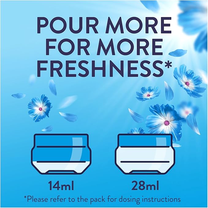 Lenor Outdoorable Fabric Conditioner 480 Washes (8x60), Spring Awakening - Ultra Concentrated Freshness