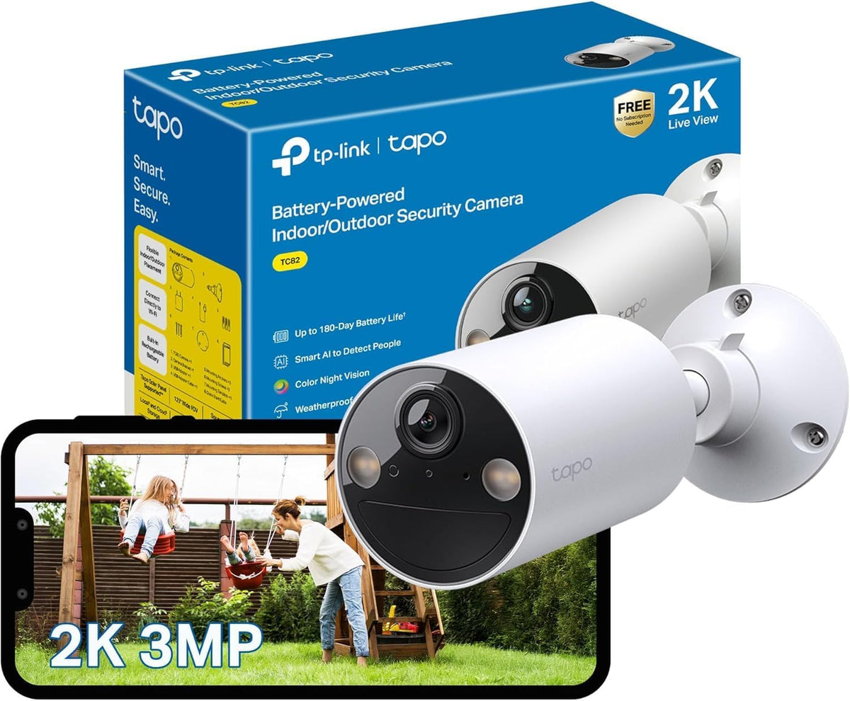 Tapo TC82 2K Battery WiFi Security 