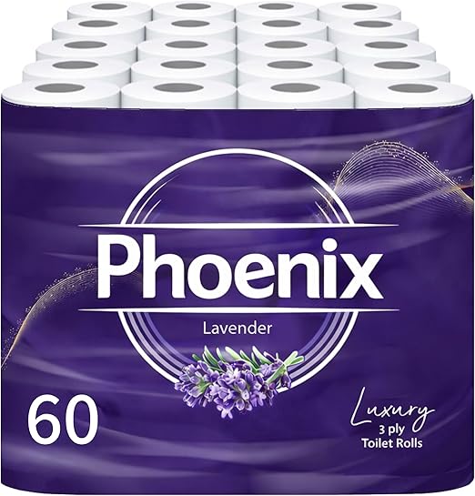 3-Ply Lavender Toilet Rolls