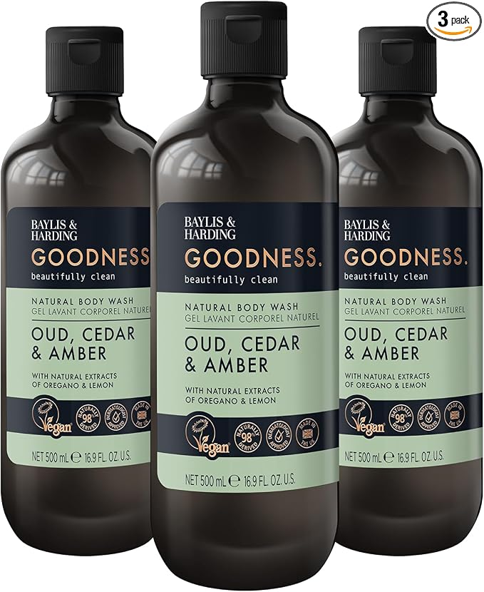 Baylis & Harding Oud, Cedar & Amber Body Wash
