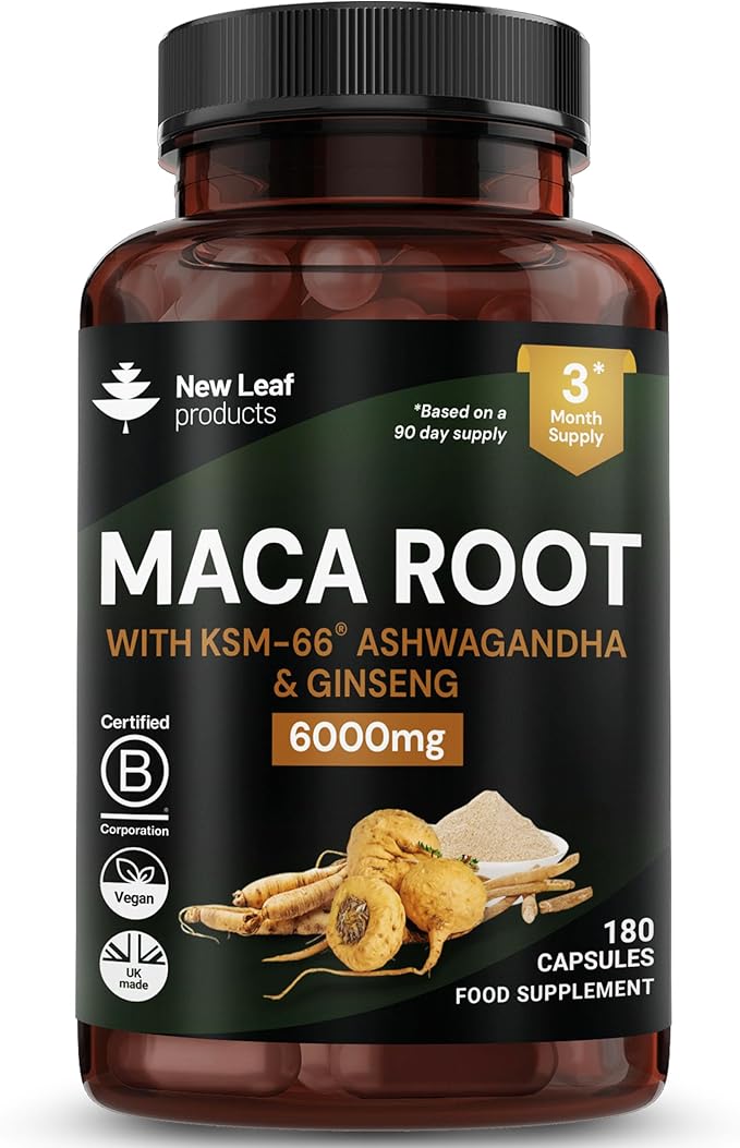 Maca Root Capsules with Ashwagandha 