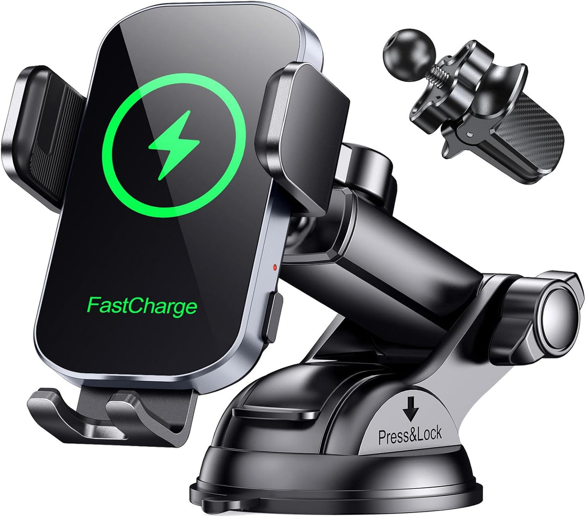 15W Auto-Clamping Wireless Car