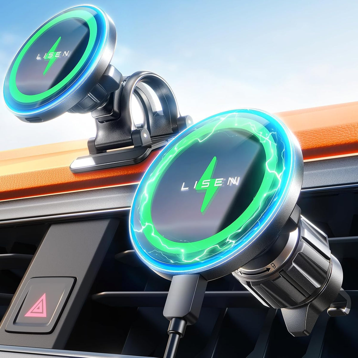 15W MagSafe Wireless Car Charger 