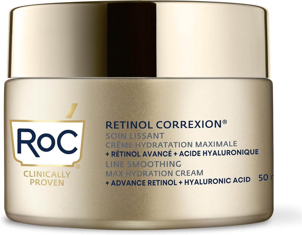RoC Retinol Anti-Wrinkle Moisturiser with Hyaluronic Acid 50ml