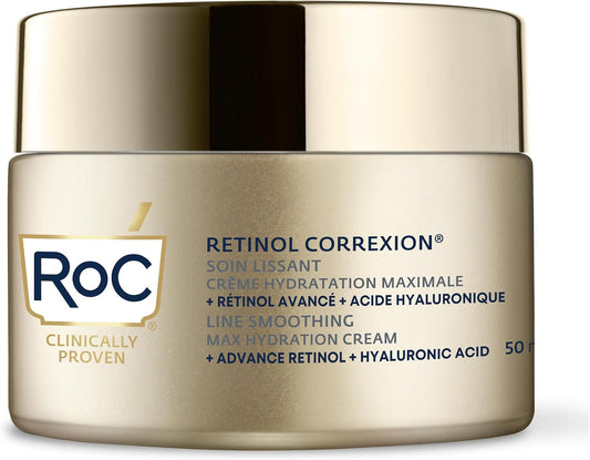 RoC Retinol Anti-Wrinkle Moisturiser with Hyaluronic Acid 50ml