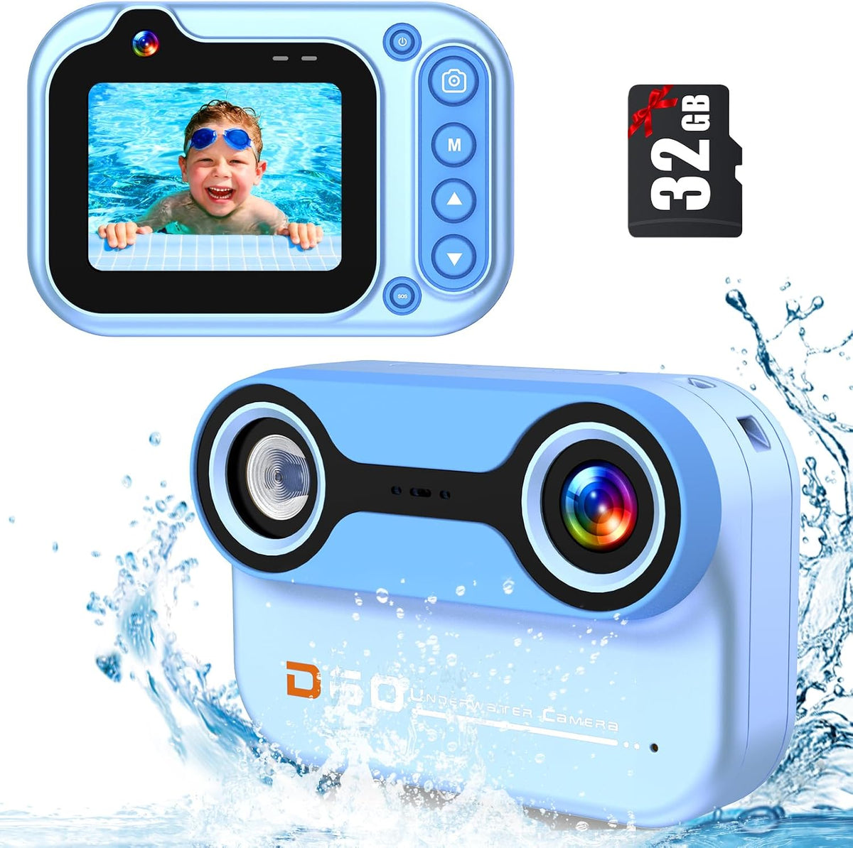 Kids Waterproof Camera 3M Underwater 