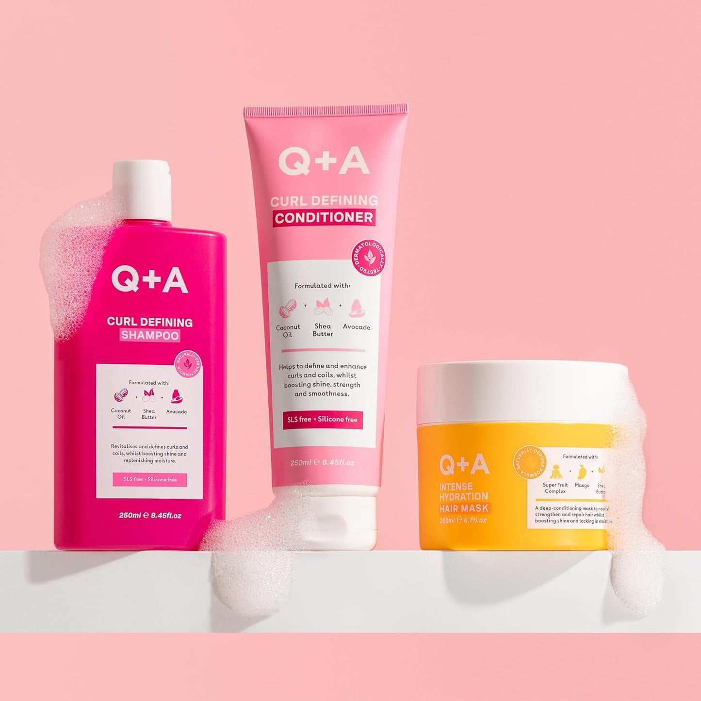 Intense Hydration Hair Mask (200Ml), Anti-Frizz Strengthening Hair Care, Deep Conditioning Treatment Hair Treatment for Dry, Damaged Hair, with Super Fruit Complex, Mango Butter and Shea Butter