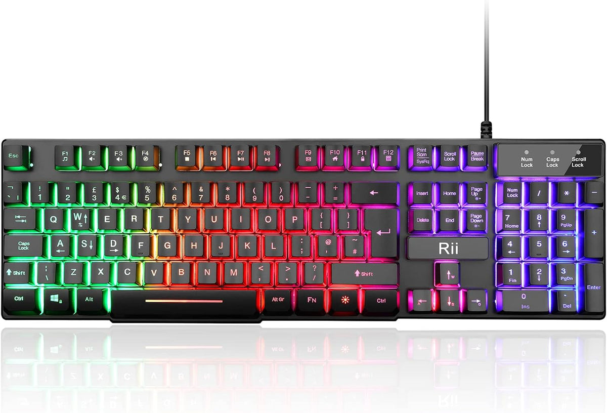 Gaming Keyboard USB Wired Rainbow