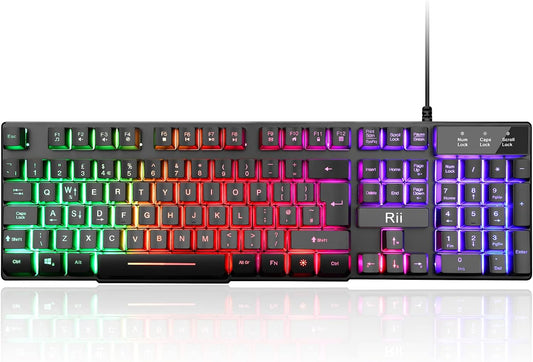 Gaming Keyboard USB Wired Rainbow