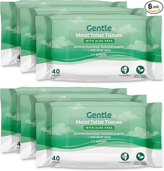Gentle Aloe Vera Flushable Toilet Tissues