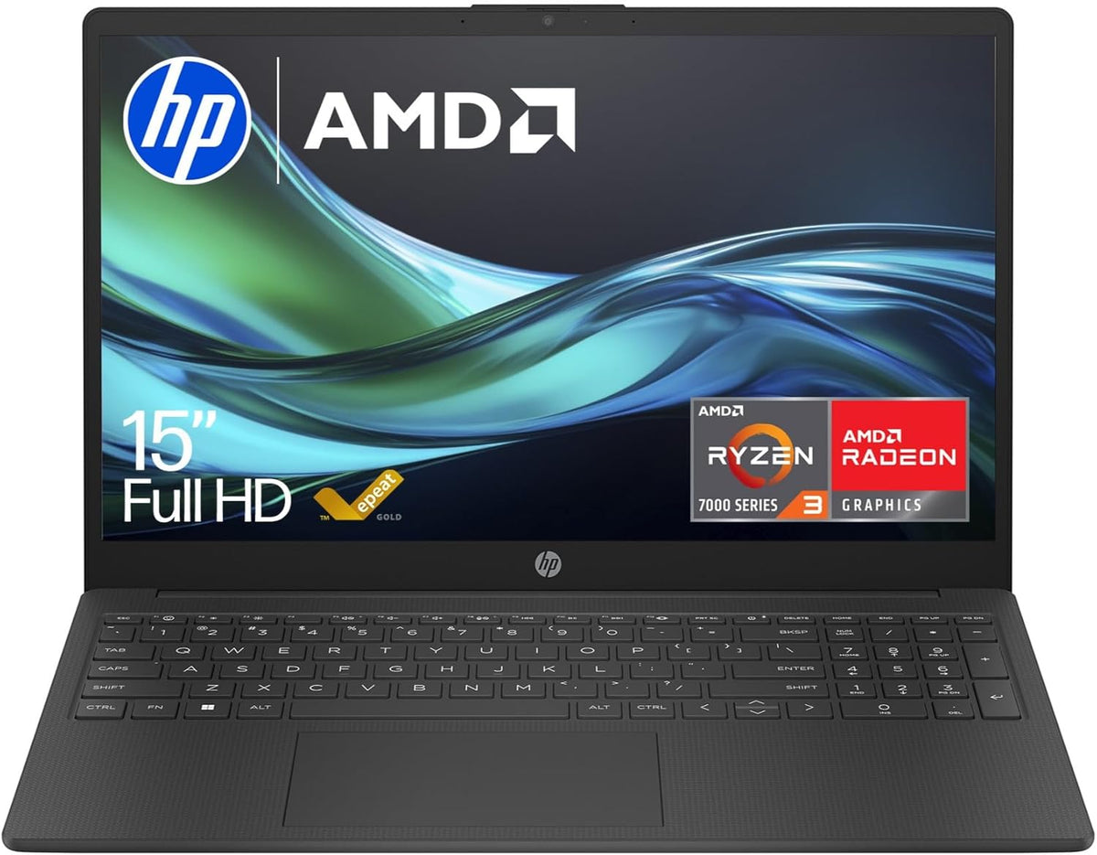HP 15.6 Ryzen 3 Laptop 8GB 