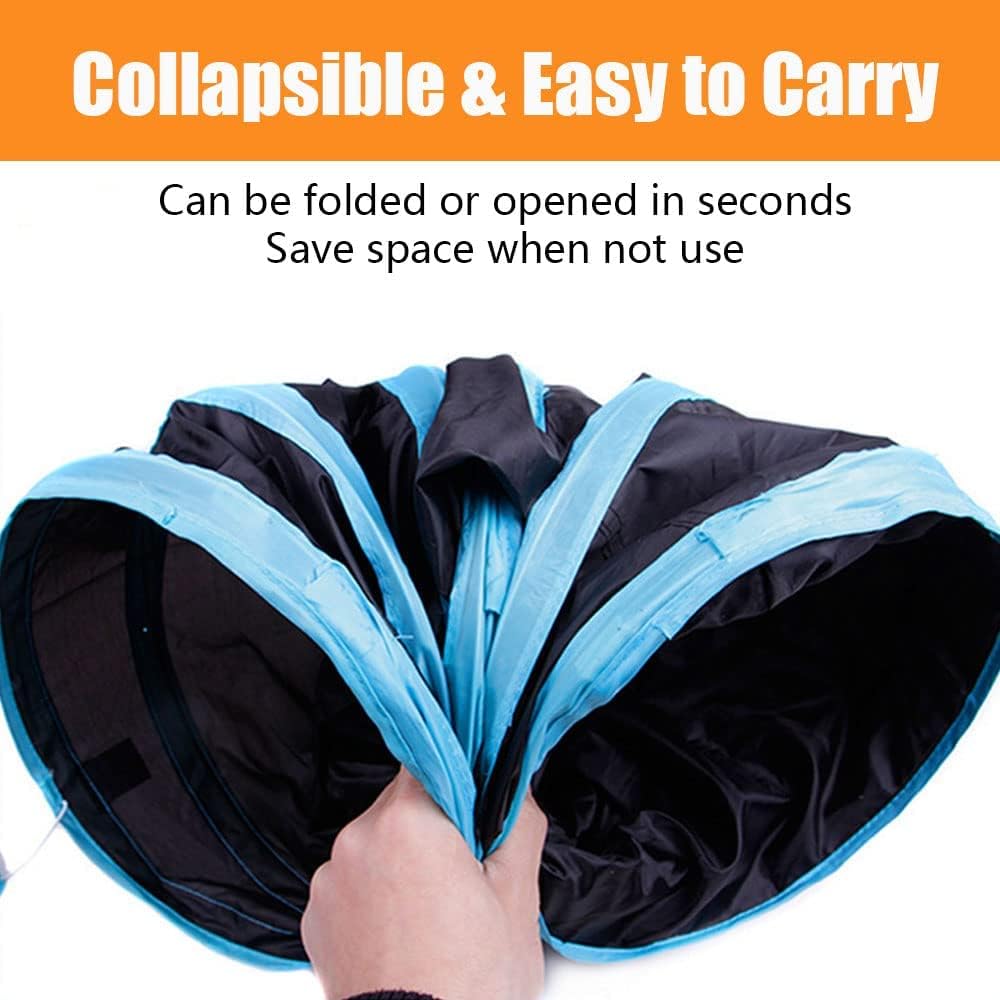 Speedy Panther 21 Pcs Cat Toys for Indoor Cats Collapsible Cat Tunnel Interactive Feather Teaser Wand Ball Toy for Kitten Cats