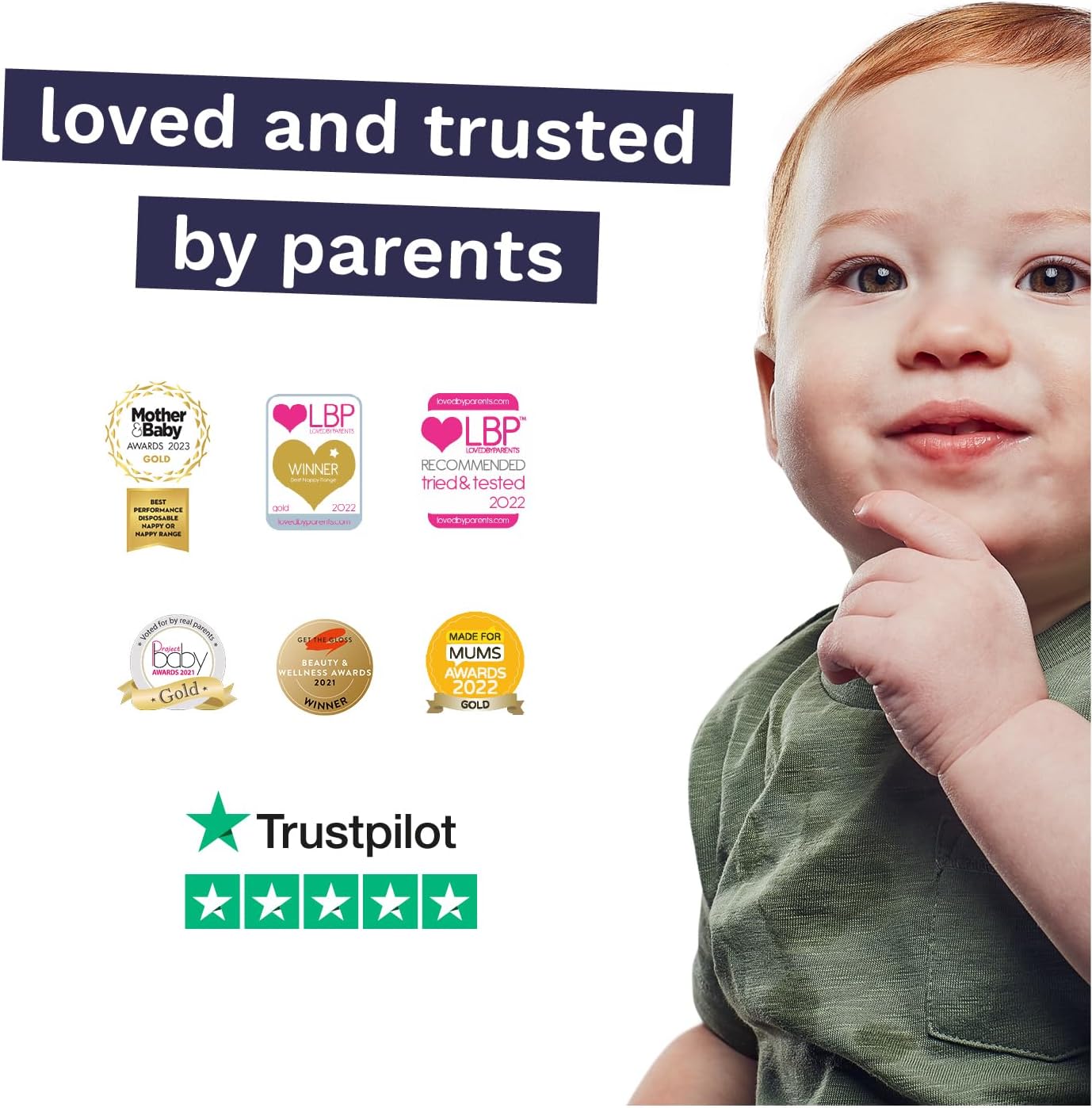 Eco Friendly Baby Water Wipes – 99% Water, 100% Plastic Free, Biodegradable & Compostable | Vegan, Fragrance Free, Suitable for Sensitive, Eczema Prone & Newborn Skin | 60 Pack