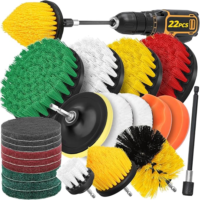Aongray 22-Piece Drill Brush