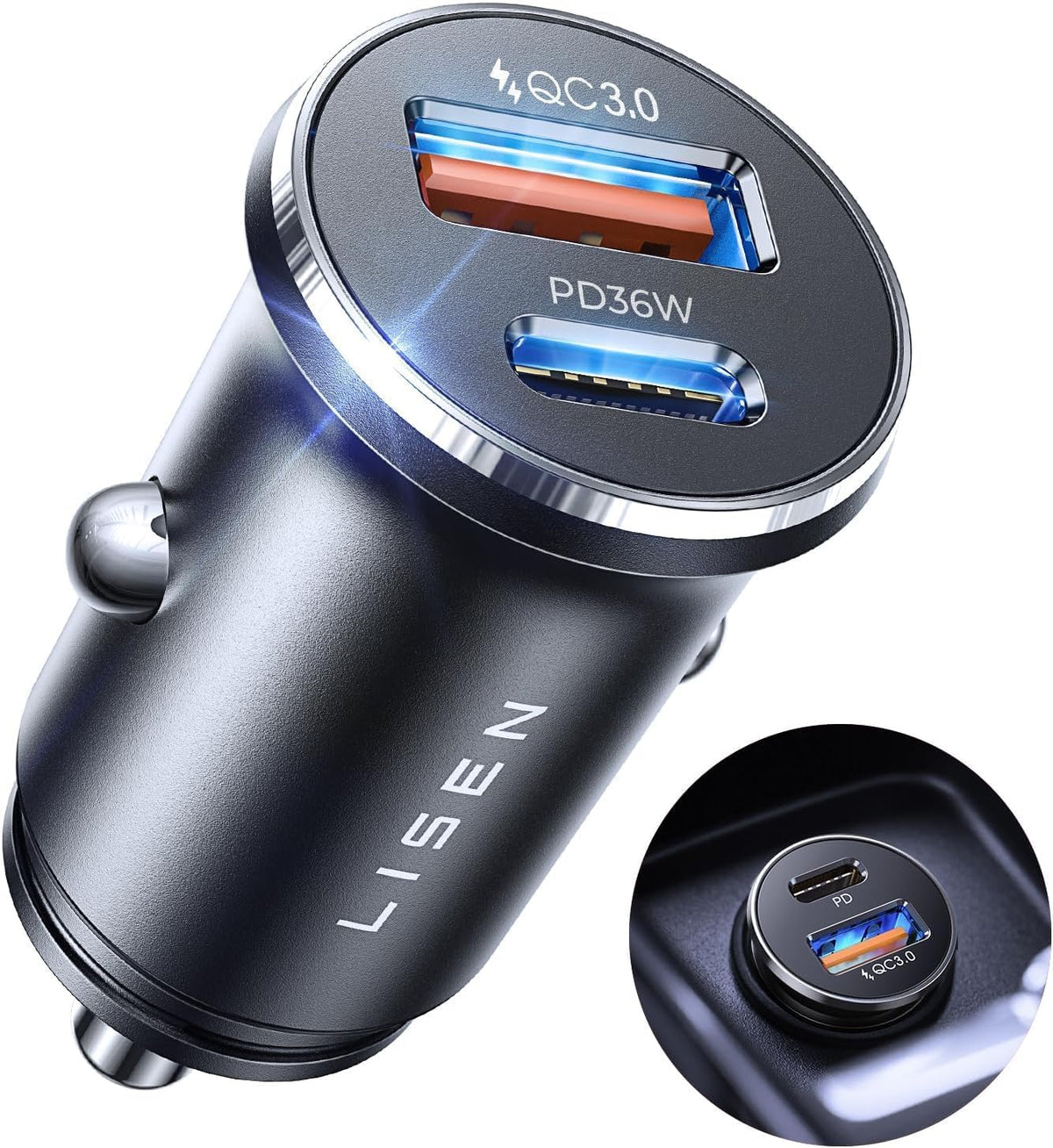 69W USB-C Fast Car Charger
